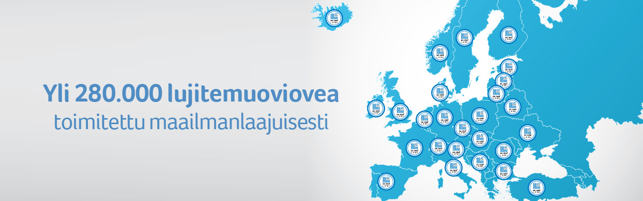 Muovilami – Yli 280000 ovea toimitettu maailmanlaajuisesti